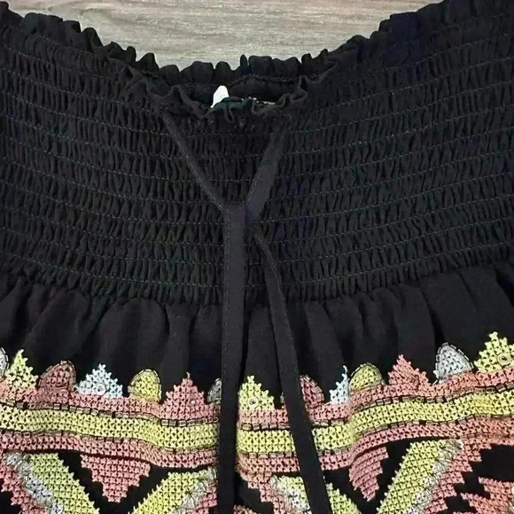 Ramy Brook Women's Lotus Embroidered Mini Skirt Coverup Size Small - Picture 8 of 15